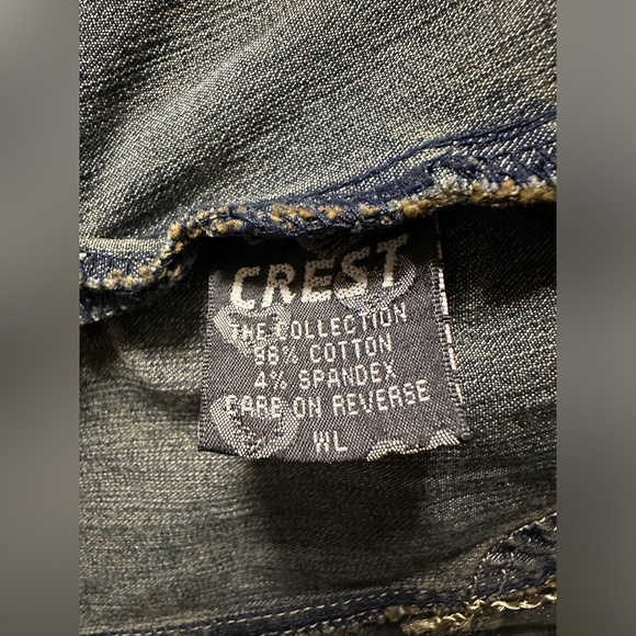 NWT Unique Denim Jean Jacket, Size M, It’s giving Hippie Vibes… - Picture 6 of 8